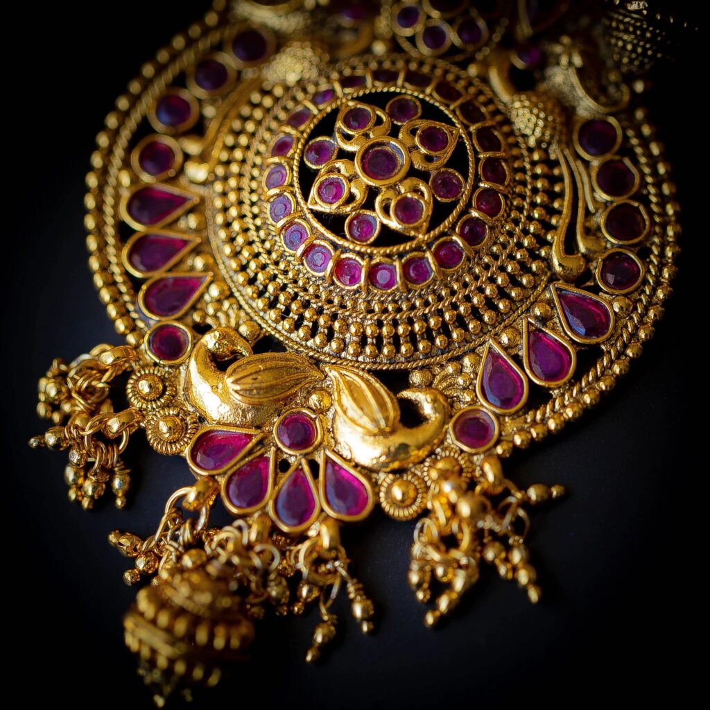 Gold on Black Jewelry